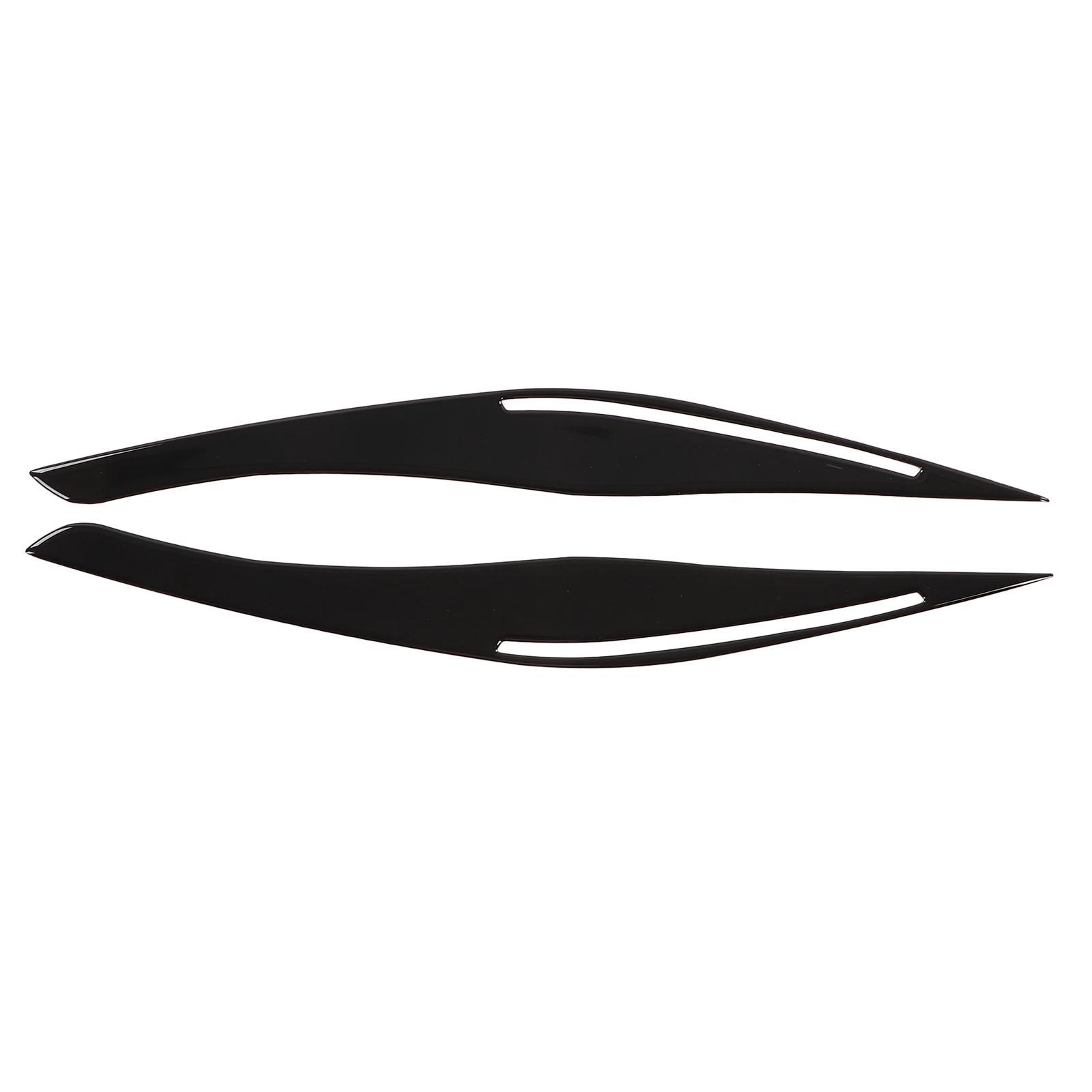 1 Pair Headlight Eyebrow Piano Black Headlamp Eyelid Stickers Replacement for 3 Series E90
1 Pair Headlight Eyebrow Piano Black Headlamp Eyelid Stickers Replacement for 3 Series E90