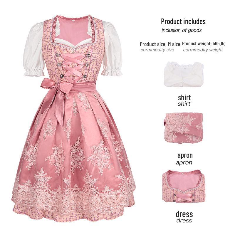 Октоберфест Баварское платье со шнуровкой S
Октоберфест Баварское платье со шнуровкой S