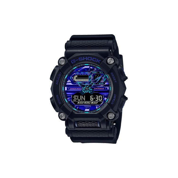Casio LCD/Analog Dual Display Series Fashion Trend Quartz Movement Resin Strap Watch Men watches Black GA-900VB-1APR Regular Watch Box,Blue Dial
Casio LCD/Analog Dual Display Series Fashion Trend Quartz Movement Resin Strap Watch Men watches Black GA-900VB-1APR Regular Watch Box,Blue Dial