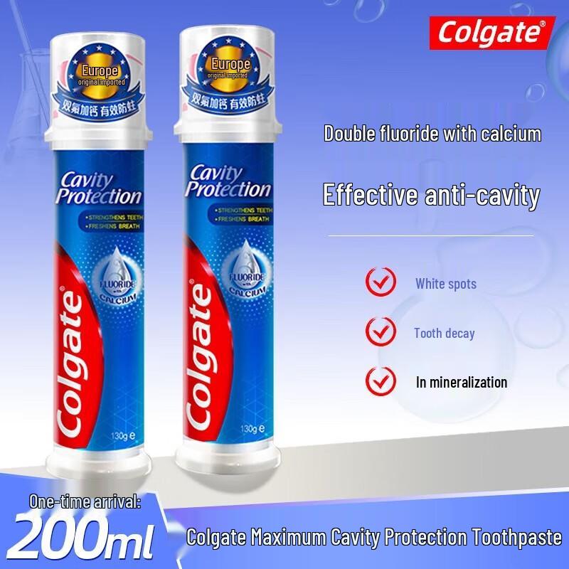 Colgate Efficacy Anti-Cavity Toothpaste
Colgate Efficacy Anti-Cavity Toothpaste
