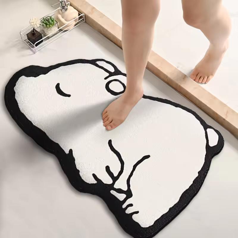Cartoon flannel absorbent floor mats special-shaped furry bathroom non-slip foot mats thickened shower room mats 400MMx600MM
Cartoon flannel absorbent floor mats special-shaped furry bathroom non-slip foot mats thickened shower room mats 400MMx600MM