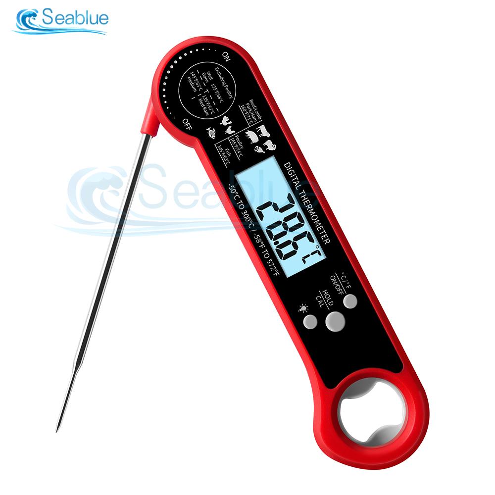 Digital Meat Thermometer Folding Waterproof Cooking Food Kitchen BBQ Temperaure Sensor Meter Probe Bottle Opener Liquid Oven червоний
Digital Meat Thermometer Folding Waterproof Cooking Food Kitchen BBQ Temperaure Sensor Meter Probe Bottle Opener Liquid Oven червоний