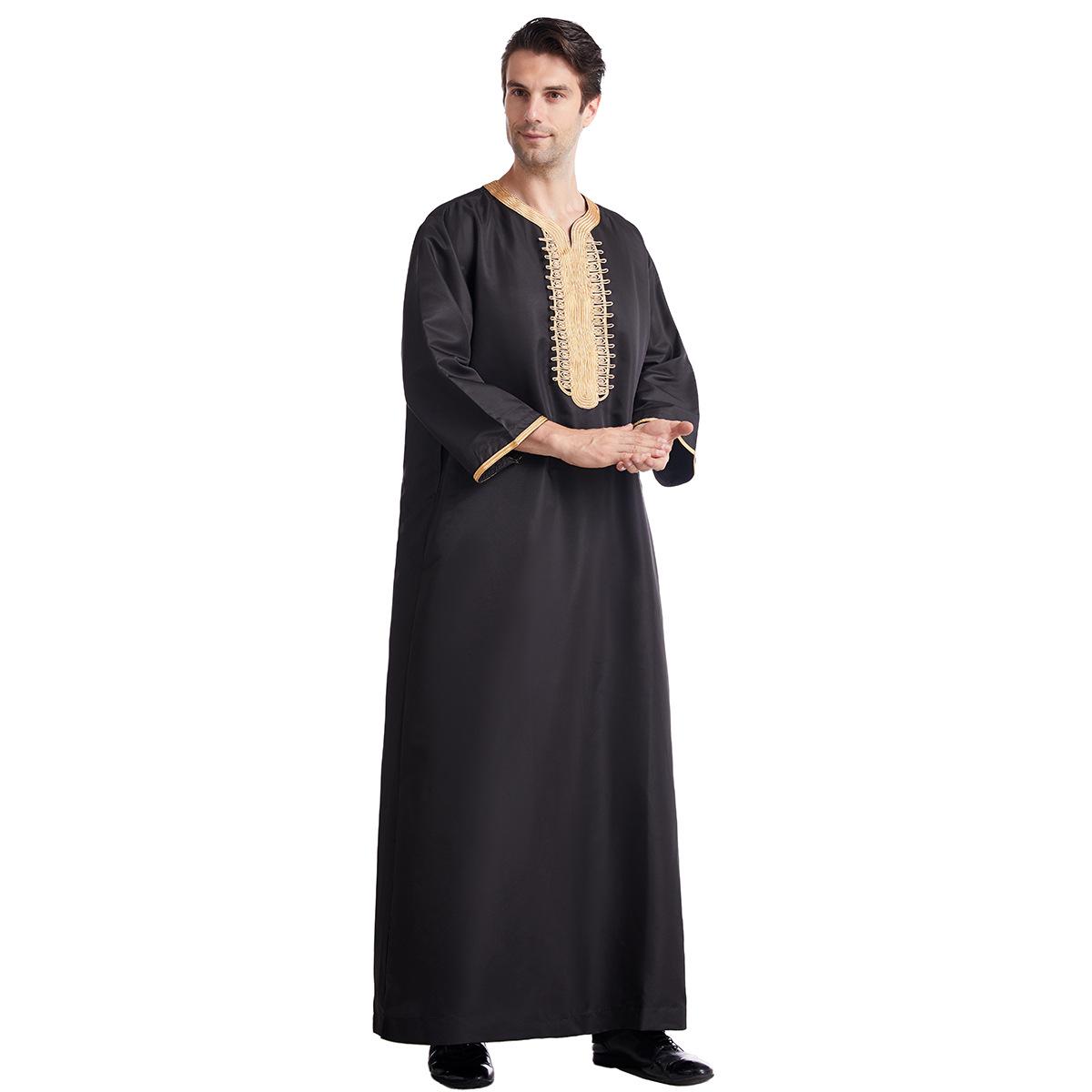 Middle East Eight-Sleeve Embroidered Robe (TH820), In Stock XXL чорний
Middle East Eight-Sleeve Embroidered Robe (TH820), In Stock XXL чорний