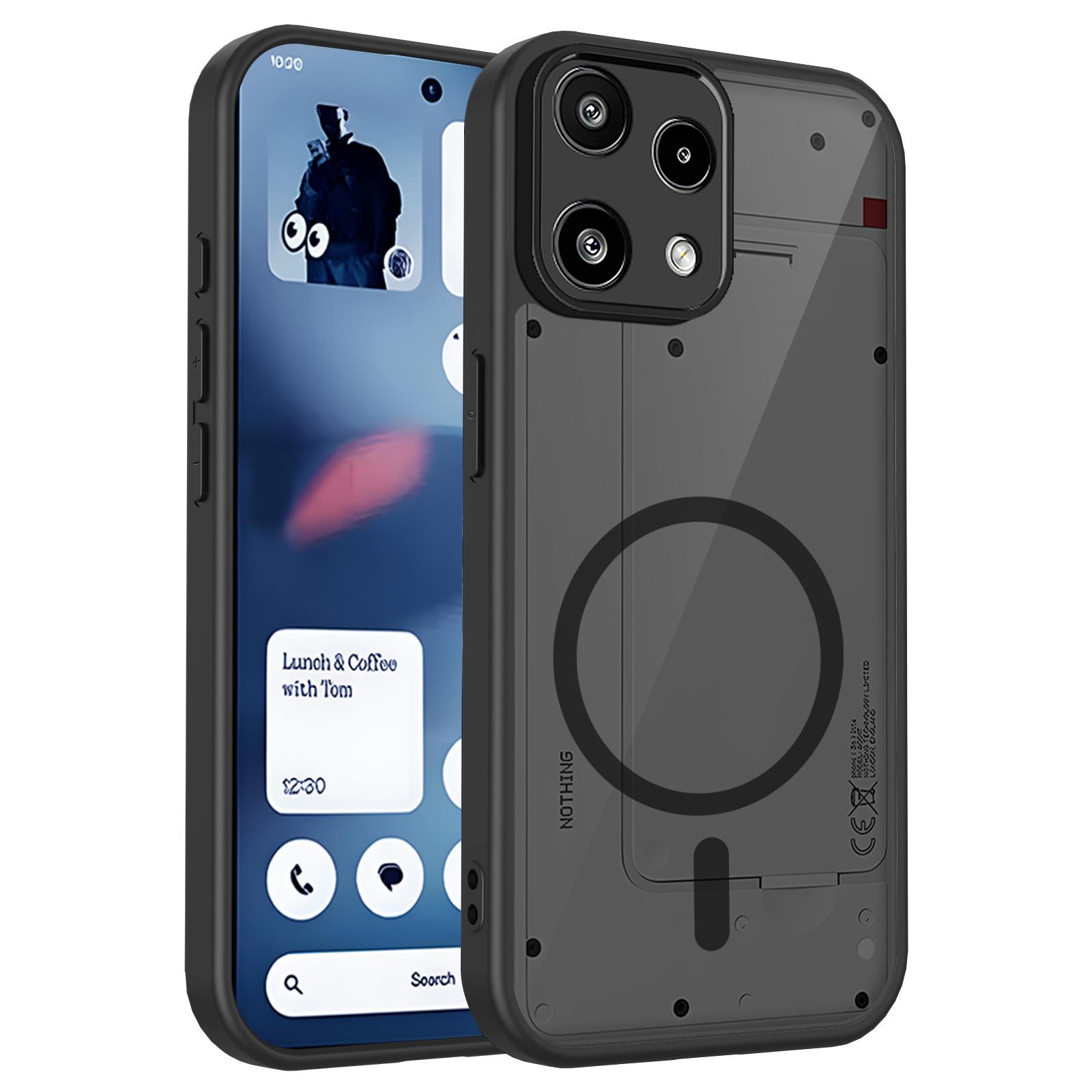 For Nothing Phone (3a) Lite 5G Magnetic Case Skin Touch Matte PC + TPU Anti-Drop Phone Cover
For Nothing Phone (3a) Lite 5G Magnetic Case Skin Touch Matte PC + TPU Anti-Drop Phone Cover