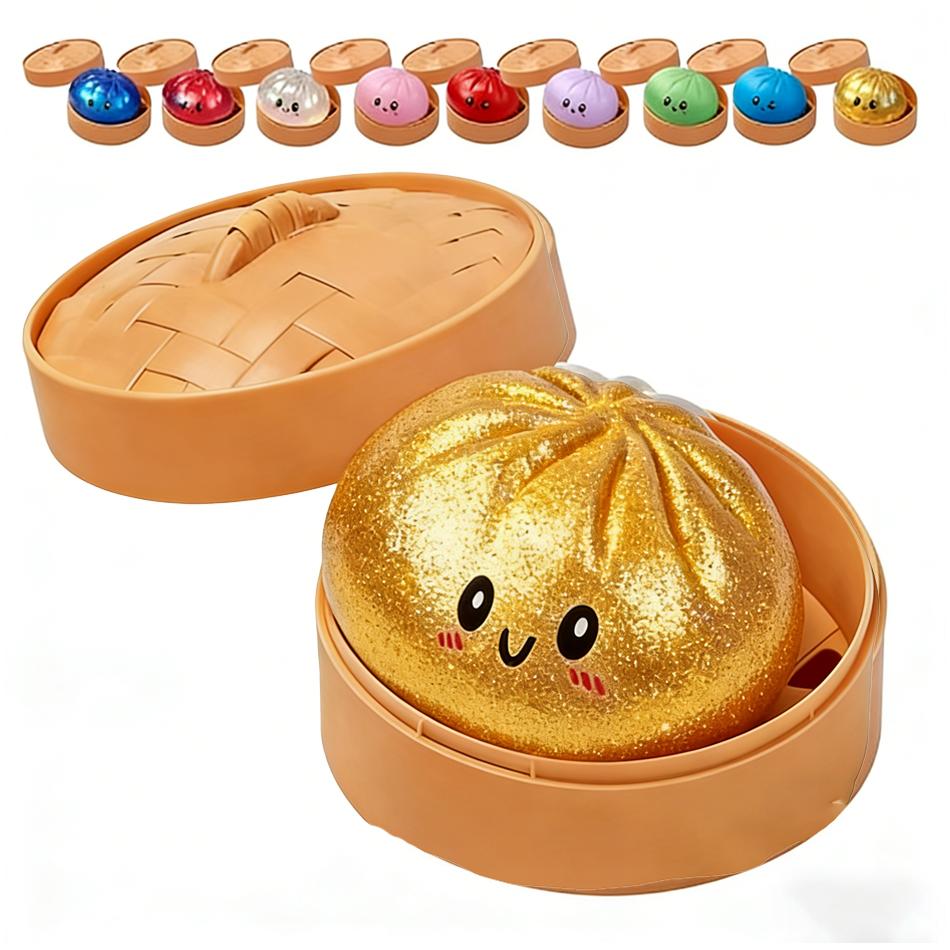 Dumpling Squishy Squeeze Ball Simulation Food Sensory Fidget Toy with Steamer Stress Relief Home Desktop Ornament Gift
Dumpling Squishy Squeeze Ball Simulation Food Sensory Fidget Toy with Steamer Stress Relief Home Desktop Ornament Gift