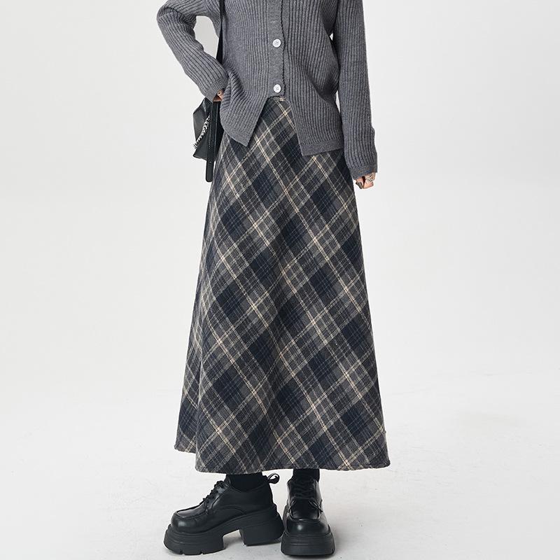 Korean Color-Block Wool Midi A-Line Skirt - Women s High-Waist Autumn/Winter Trend Extra Large сірий колір
Korean Color-Block Wool Midi A-Line Skirt - Women s High-Waist Autumn/Winter Trend Extra Large сірий колір