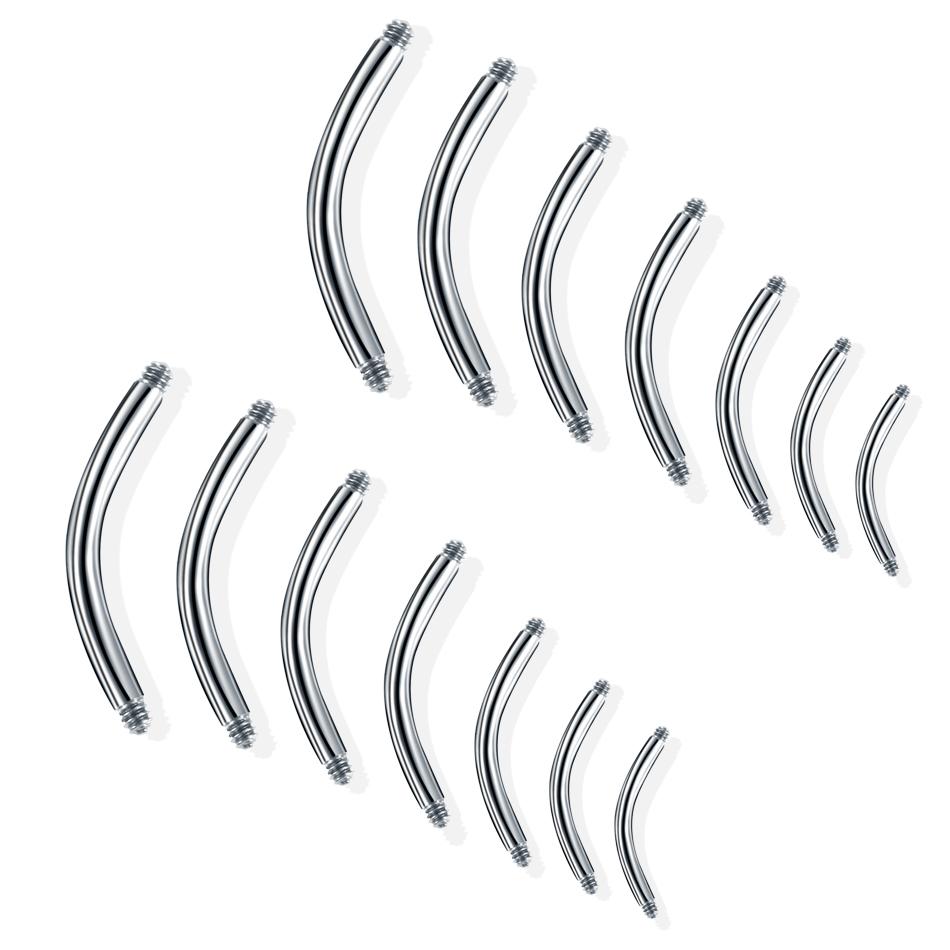 100Pcs/lot Steel Earring Studs Barbell Nipple Labret Piercings Nose Eyebrow Ring Screw Ball Replacement Accessories Body Jewelry 1.6x6mm
100Pcs/lot Steel Earring Studs Barbell Nipple Labret Piercings Nose Eyebrow Ring Screw Ball Replacement Accessories Body Jewelry 1.6x6mm