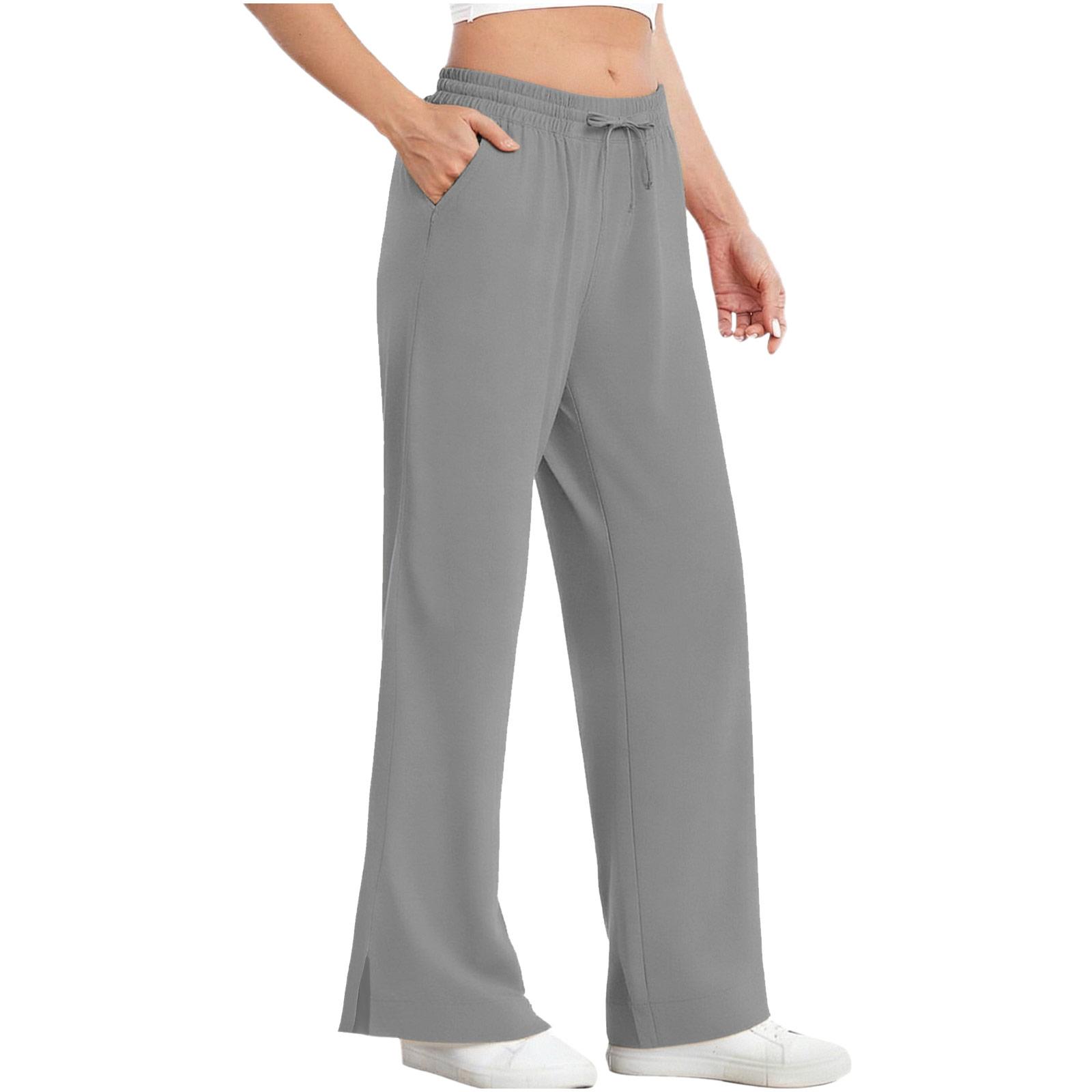 Women s Loose Fit High Waist Casual Pants Elastic Waistband Lightweight Breathable Fabric Wide Leg Trousers with Side Slits for Outdoor Activities XXL
Women s Loose Fit High Waist Casual Pants Elastic Waistband Lightweight Breathable Fabric Wide Leg Trousers with Side Slits for Outdoor Activities XXL