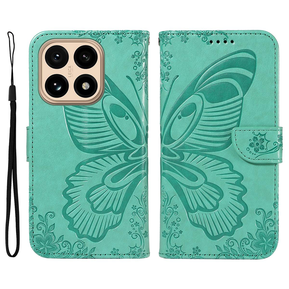 For Xiaomi 15T Case Butterfly Pattern PU Leather Folio Flip Phone Cover - Blue
For Xiaomi 15T Case Butterfly Pattern PU Leather Folio Flip Phone Cover - Blue