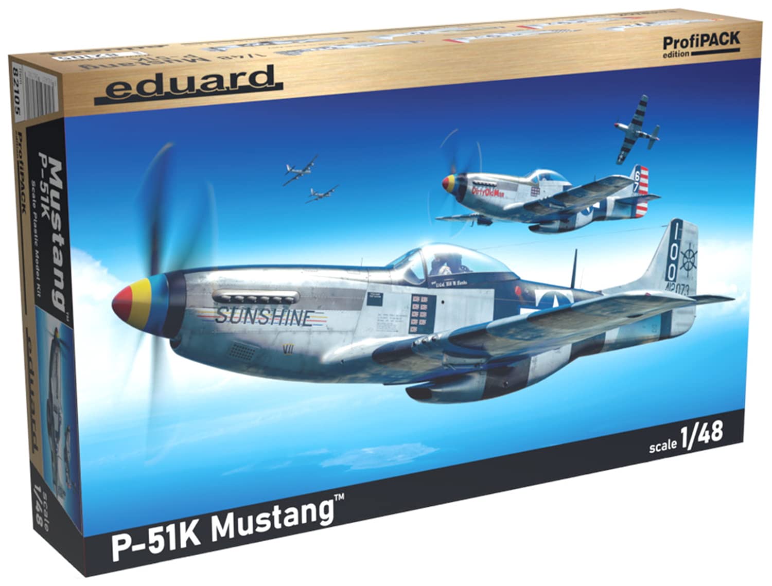 Eduard 1/48 Profipack US Army Air Forces North American P-51K Mustang Plastic Model Kit EDU82105
Eduard 1/48 Profipack US Army Air Forces North American P-51K Mustang Plastic Model Kit EDU82105
