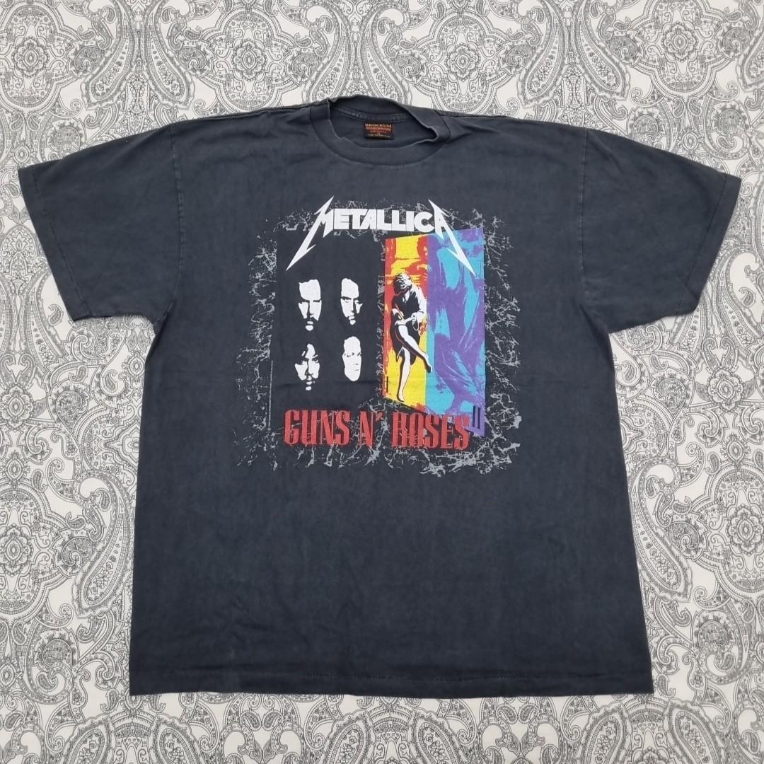 Vintage Metallica Guns N Roses T Shirt Mens Womens Tees Top 1990s Usa Tour Band Graphic Print XL
Vintage Metallica Guns N Roses T Shirt Mens Womens Tees Top 1990s Usa Tour Band Graphic Print XL