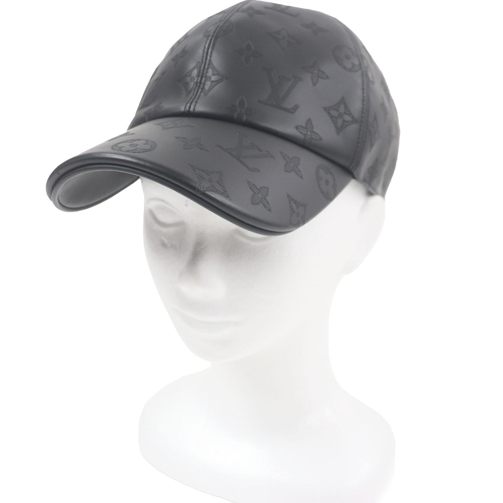Great LOUIS VUITTON cap Cap Monogram Shadow All Leather Baseball black Cowhide Used
Great LOUIS VUITTON cap Cap Monogram Shadow All Leather Baseball black Cowhide Used