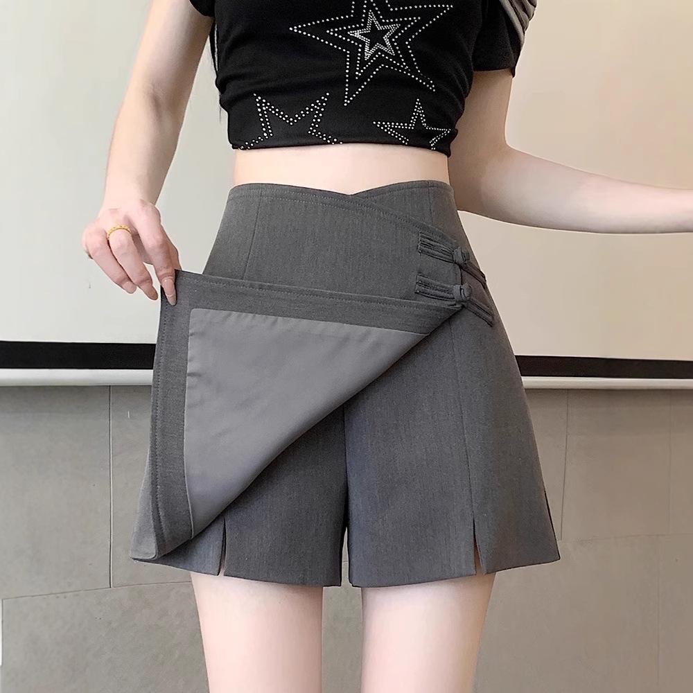 2024 Summer High Waist Plus Size Chinese Style Irregular Skirt Shorts - Slimming Midi Design Extra Large
2024 Summer High Waist Plus Size Chinese Style Irregular Skirt Shorts - Slimming Midi Design Extra Large