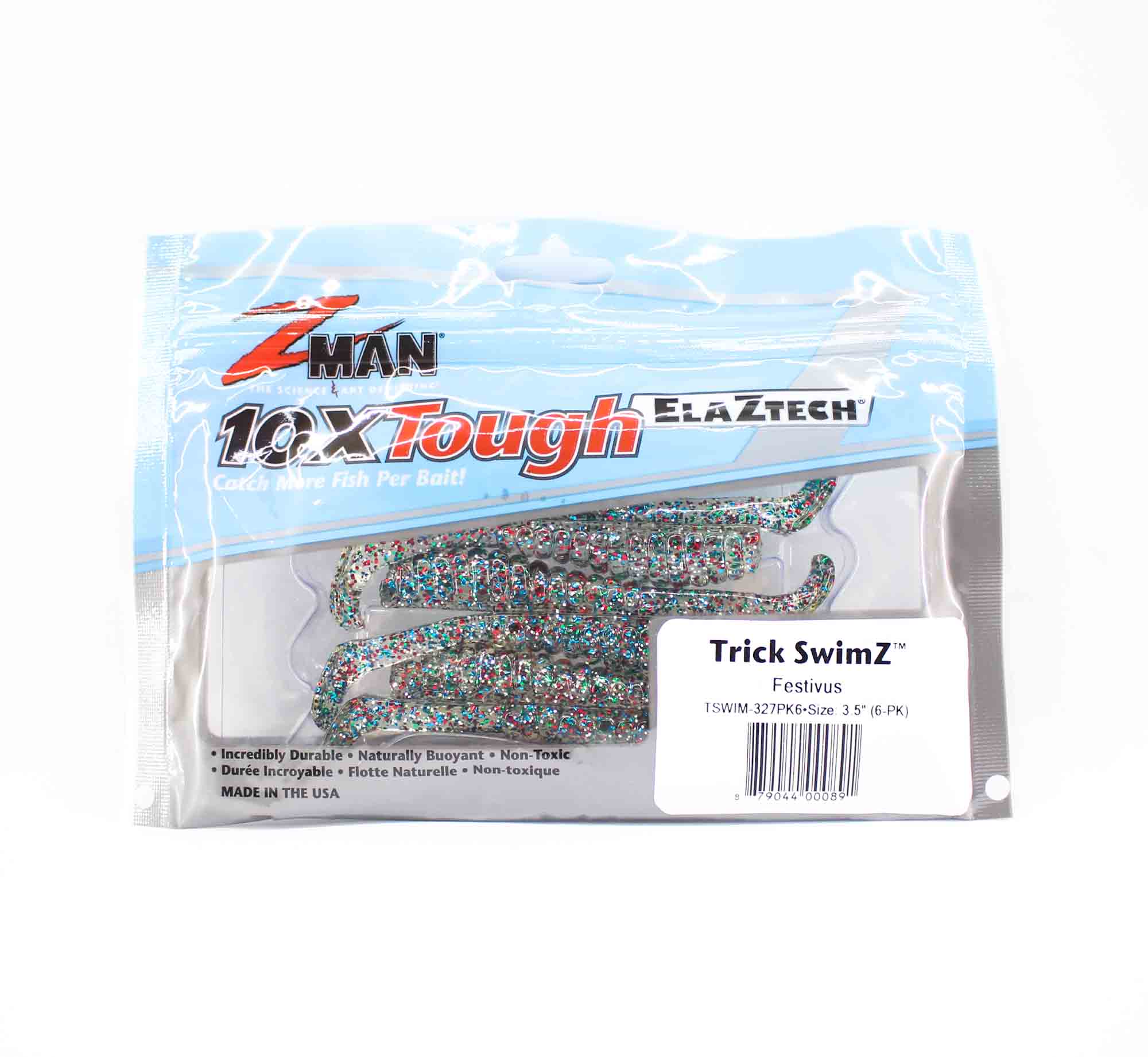 Zman Soft Lure Trick SwimZ 3,5 дюйма 6 в упаковке Festivus (0891)
Zman Soft Lure Trick SwimZ 3,5 дюйма 6 в упаковке Festivus (0891)