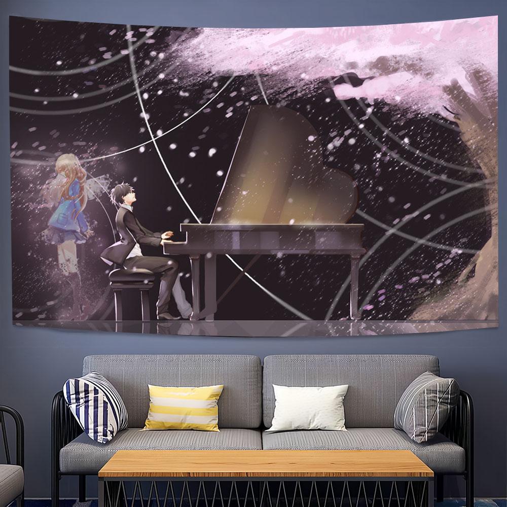 New Your Lie in April Anime Printed Tapestry Aesthetic Wall Decor for Fans Bedroom Perfect Gift for Friends 74x94cm(29x37in)
New Your Lie in April Anime Printed Tapestry Aesthetic Wall Decor for Fans Bedroom Perfect Gift for Friends 74x94cm(29x37in)