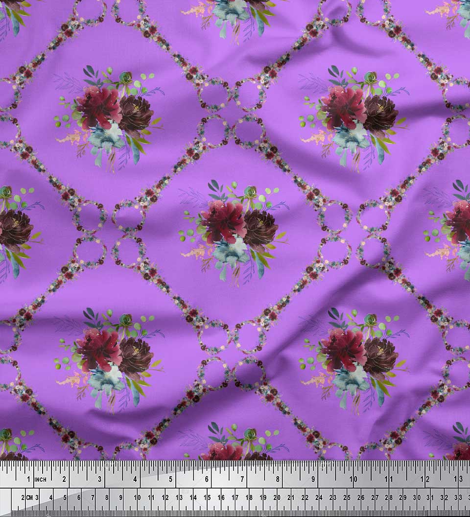 Тканина для шиття Soimoi Purple Poly Crepe Leaves & Chrysanthemum Geometric Print Швейна тканина 42 дюйми 42 Inch Wide - Poly Crepe зелений
Тканина для шиття Soimoi Purple Poly Crepe Leaves & Chrysanthemum Geometric Print Швейна тканина 42 дюйми 42 Inch Wide - Poly Crepe зелений