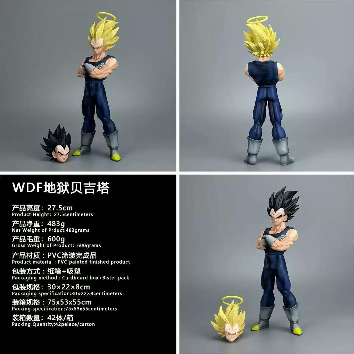 New Dragon Ball Z 31cm Yj First Super Saiyan Goku 27cm Wdf Vegeta 2 Heads Crossed Arms Figure Anime Static Model Collectible Toy
New Dragon Ball Z 31cm Yj First Super Saiyan Goku 27cm Wdf Vegeta 2 Heads Crossed Arms Figure Anime Static Model Collectible Toy