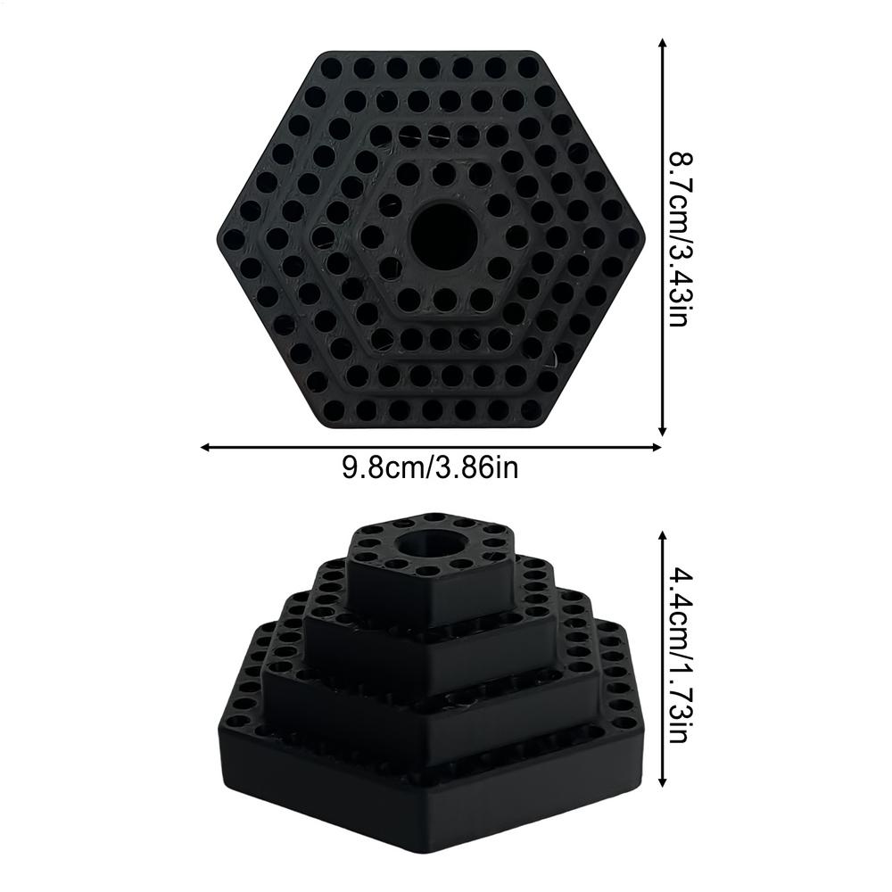 Bit Holder Box For Drill 4.8mm/ Hexagonal Tips Box Bit Storage Drill Bit Storage Screwdriver Bits Holder Bit Hex Shank Organiser чорний
Bit Holder Box For Drill 4.8mm/ Hexagonal Tips Box Bit Storage Drill Bit Storage Screwdriver Bits Holder Bit Hex Shank Organiser чорний