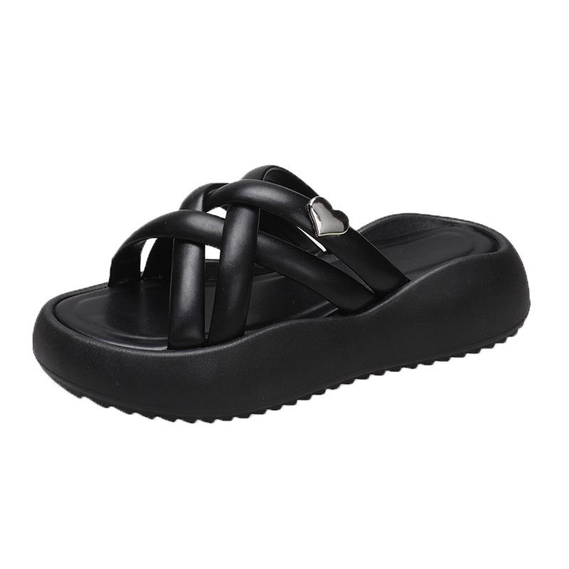 Толстые тапочки женские летние с круглым носком One Word Drag Outside Wearing Cross Beach Sandals Тапочки модные женские летние дышащие туфли 40
Толстые тапочки женские летние с круглым носком One Word Drag Outside Wearing Cross Beach Sandals Тапочки модные женские летние дышащие туфли 40