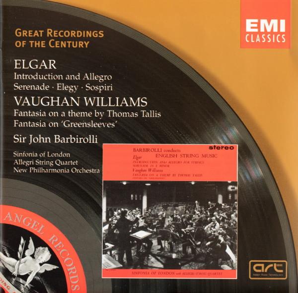 CD SIR EDWARD ELGAR / RALPH VAUGHAN WI - English String Music 724356726420 EMI Classics 2000 Europe Classical Used
CD SIR EDWARD ELGAR / RALPH VAUGHAN WI - English String Music 724356726420 EMI Classics 2000 Europe Classical Used