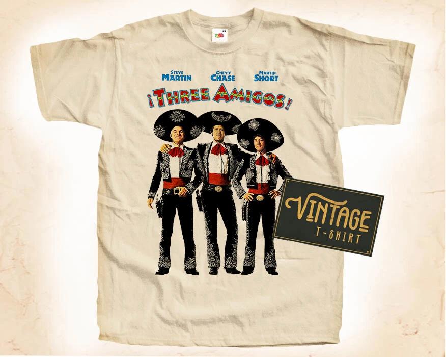 Three Amigos T SHIRT Tee Poster Vintage Natural Shirt sizes S - 5XL XL
Three Amigos T SHIRT Tee Poster Vintage Natural Shirt sizes S - 5XL XL