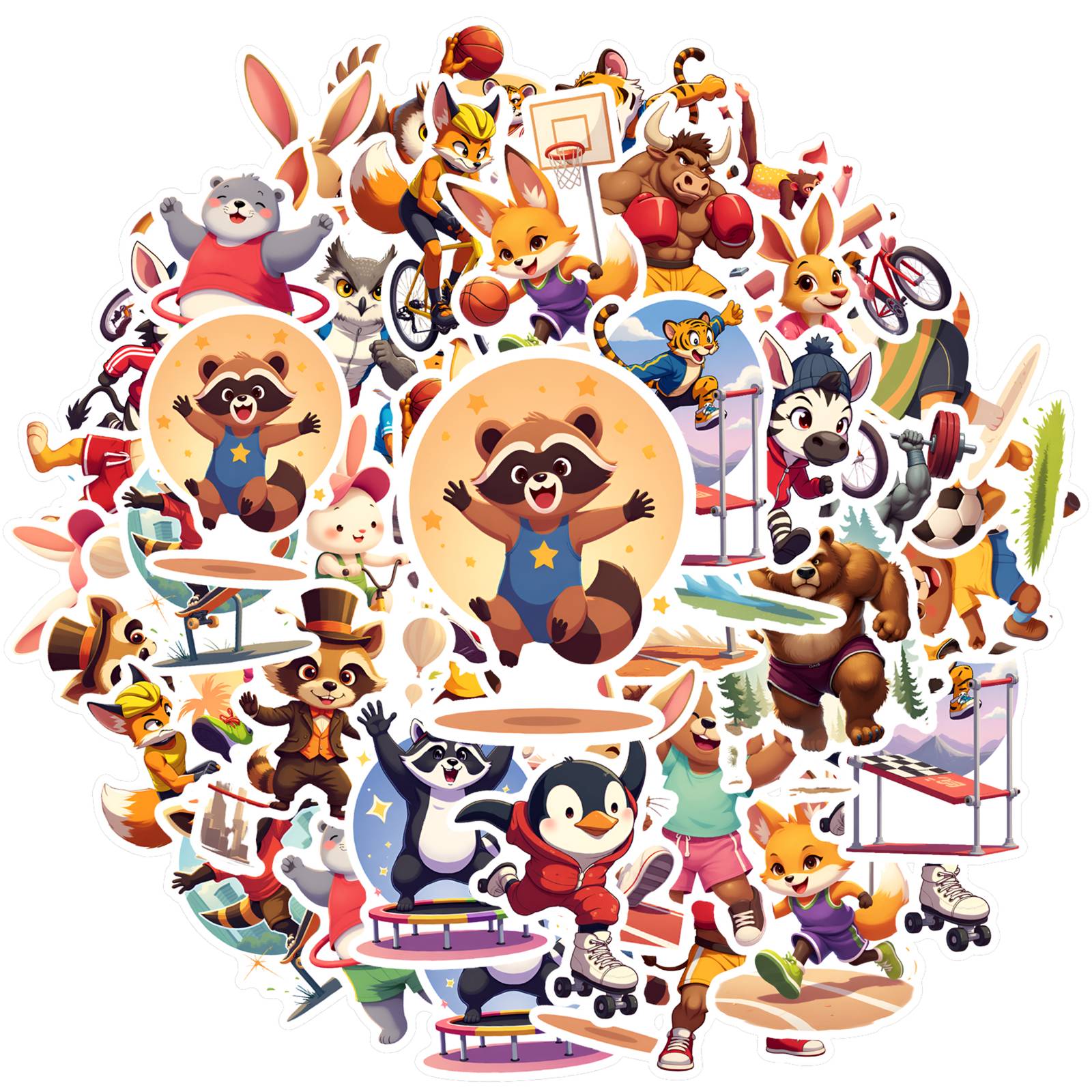 35pcs-50pcs Whimsical Sports Stickers Playful Fun Teacher Reward Stickers Stickers For DIY Phone Laptop Scrapbook Bike
35pcs-50pcs Whimsical Sports Stickers Playful Fun Teacher Reward Stickers Stickers For DIY Phone Laptop Scrapbook Bike