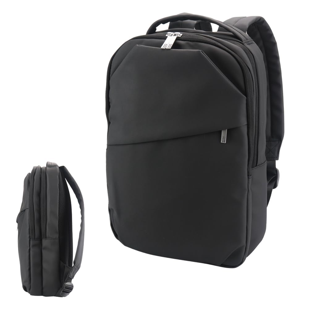 Slim, lightweight, water-repellent backpack for women, perfect for commuting to work or school, A4 size, and perfect for business trips (black)
Slim, lightweight, water-repellent backpack for women, perfect for commuting to work or school, A4 size, and perfect for business trips (black)