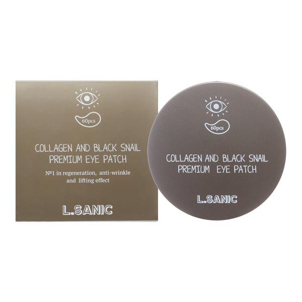 L.SANIC Collagen Аnd Black Snail Premium Eye Patch Гидрогелевые патчи для области вокруг глаз с коллагеном и муцином черной улитки
L.SANIC Collagen Аnd Black Snail Premium Eye Patch Гидрогелевые патчи для области вокруг глаз с коллагеном и муцином черной улитки