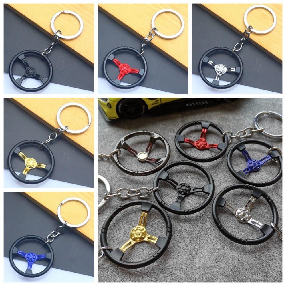 Auto Parts Model Racing Steering Wheel Keychain Racing Steering Wheel Pendant Bag Pendant
Auto Parts Model Racing Steering Wheel Keychain Racing Steering Wheel Pendant Bag Pendant
