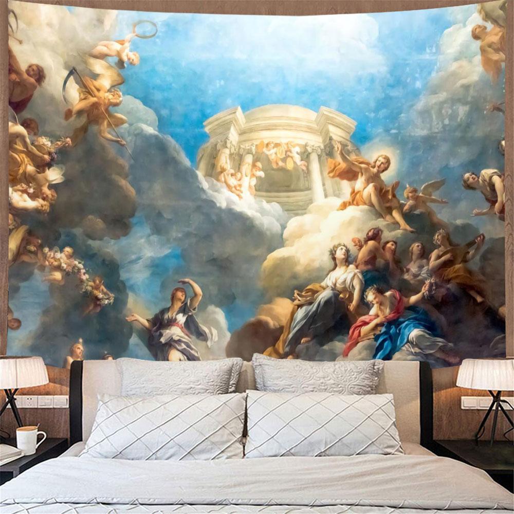 Картина олією Стародавня Греція Міфологія Гобелен Середньовіччя Настінний декор Поліестер Тонка ковдра Мистецтво З принтом Домашній декор 95x73cm
Картина олією Стародавня Греція Міфологія Гобелен Середньовіччя Настінний декор Поліестер Тонка ковдра Мистецтво З принтом Домашній декор 95x73cm