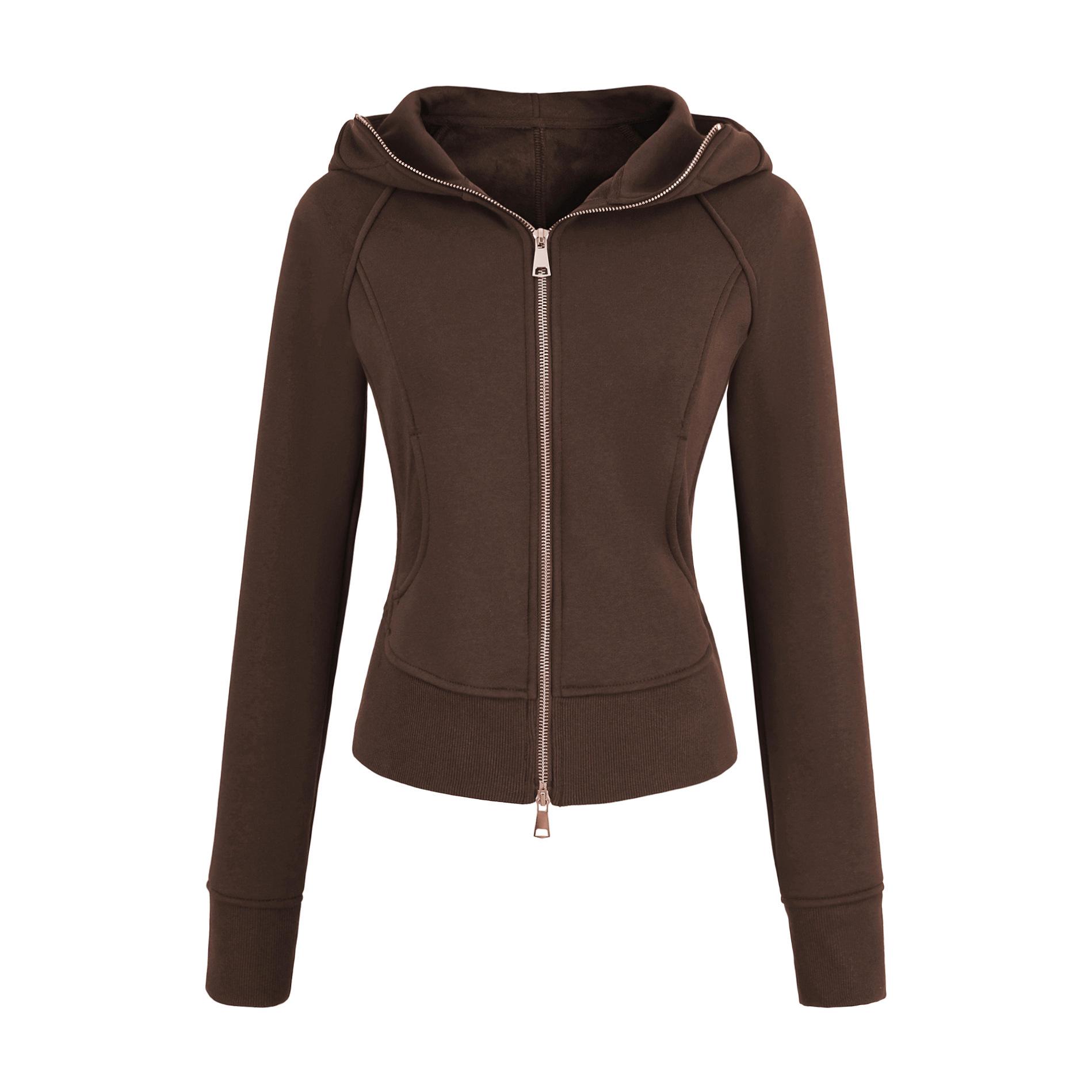Lulu Style Yoga Wear Zippered Jacket: 2025 Autumn/Winter Velvet Hooded Slim-Fit Casual Top L
Lulu Style Yoga Wear Zippered Jacket: 2025 Autumn/Winter Velvet Hooded Slim-Fit Casual Top L