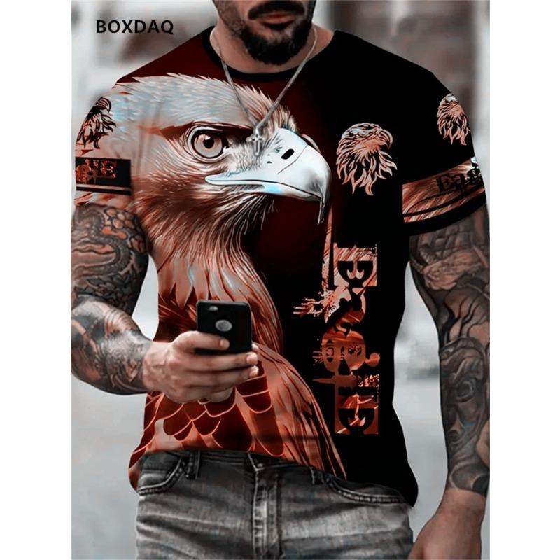 Модные мужские футболки Eagle, свободные повседневные топы с круглым вырезом, короткий рукав, 3D-принт с изображением животных, уличная футболка 6XL, большой размер, дышащая футболка XXL
Модные мужские футболки Eagle, свободные повседневные топы с круглым вырезом, короткий рукав, 3D-принт с изображением животных, уличная футболка 6XL, большой размер, дышащая футболка XXL