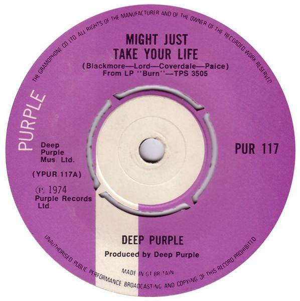 7-дюймовая пластинка DEEP PURPLE - Might Just Take Your Life PUR117 Purple Records 1974 UK Рок Б/У
7-дюймовая пластинка DEEP PURPLE - Might Just Take Your Life PUR117 Purple Records 1974 UK Рок Б/У