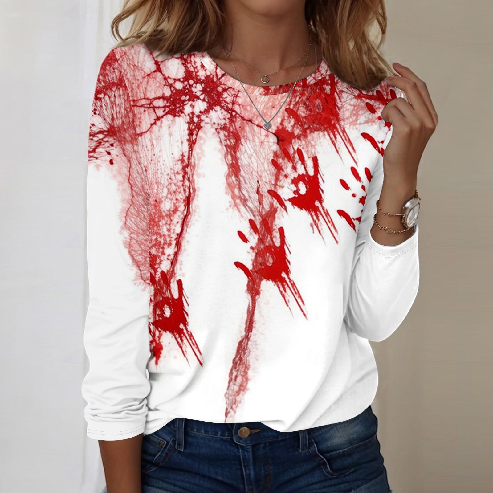 Рубашки с длинным рукавом для женщин, милые футболки с графическим принтом, блузки, повседневные базовые топы больших размеров, пуловеры XXXXXL
Рубашки с длинным рукавом для женщин, милые футболки с графическим принтом, блузки, повседневные базовые топы больших размеров, пуловеры XXXXXL