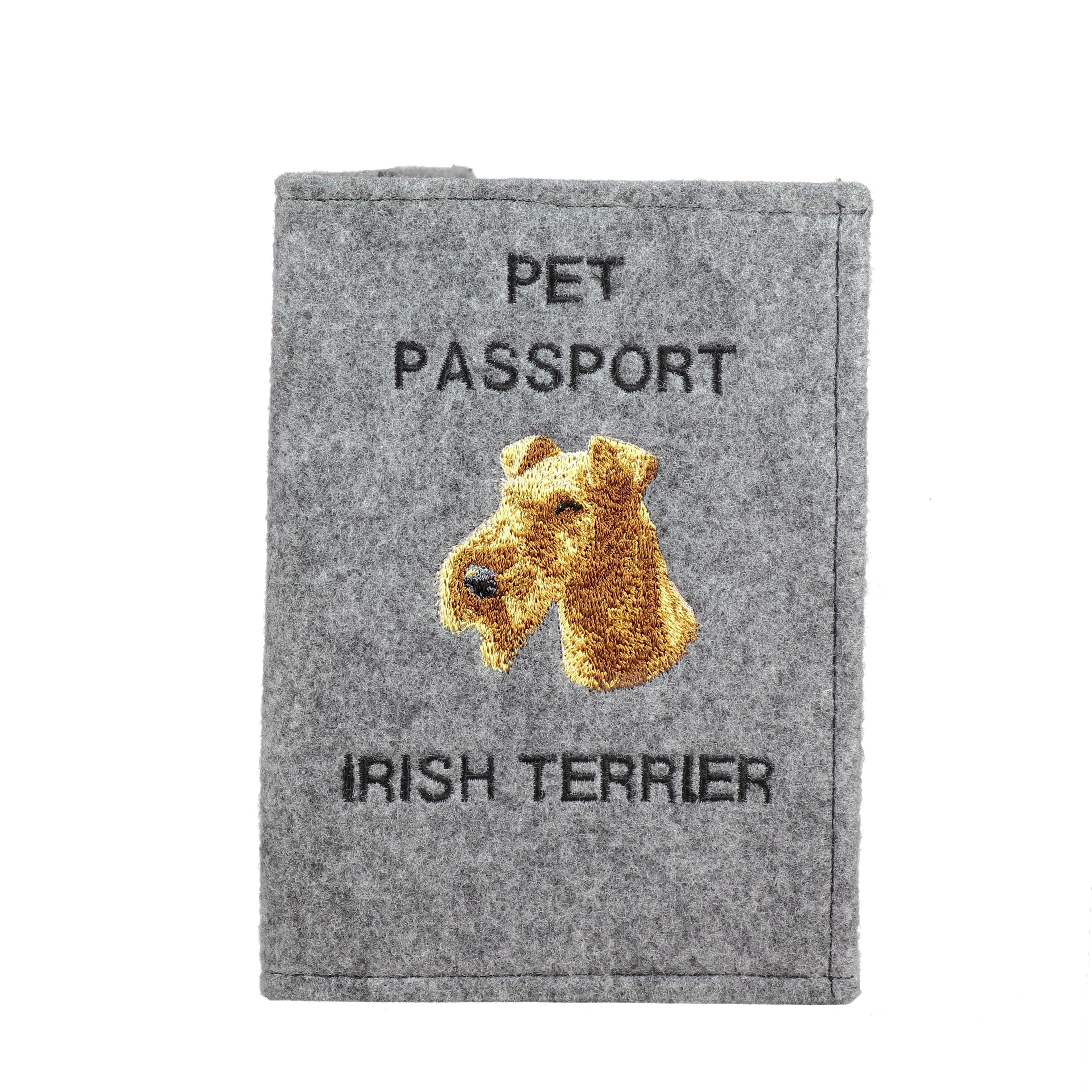 Irish Terrier, Irish Red Terrier, Brocaire Rua - Dog passport case, document case, gift for the traveller from the Art-Dog brand сірий колір
Irish Terrier, Irish Red Terrier, Brocaire Rua - Dog passport case, document case, gift for the traveller from the Art-Dog brand сірий колір