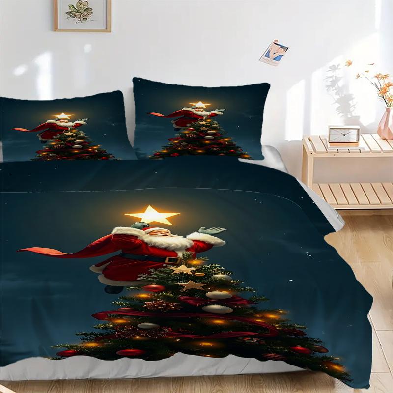 3 шт. Рождественская елка Санта-Клаус Звезда Домашний комплект постельного белья-Праздничное украшение для спальни, гостевой комнаты, гостиной 1301a 135x200cm
3 шт. Рождественская елка Санта-Клаус Звезда Домашний комплект постельного белья-Праздничное украшение для спальни, гостевой комнаты, гостиной 1301a 135x200cm