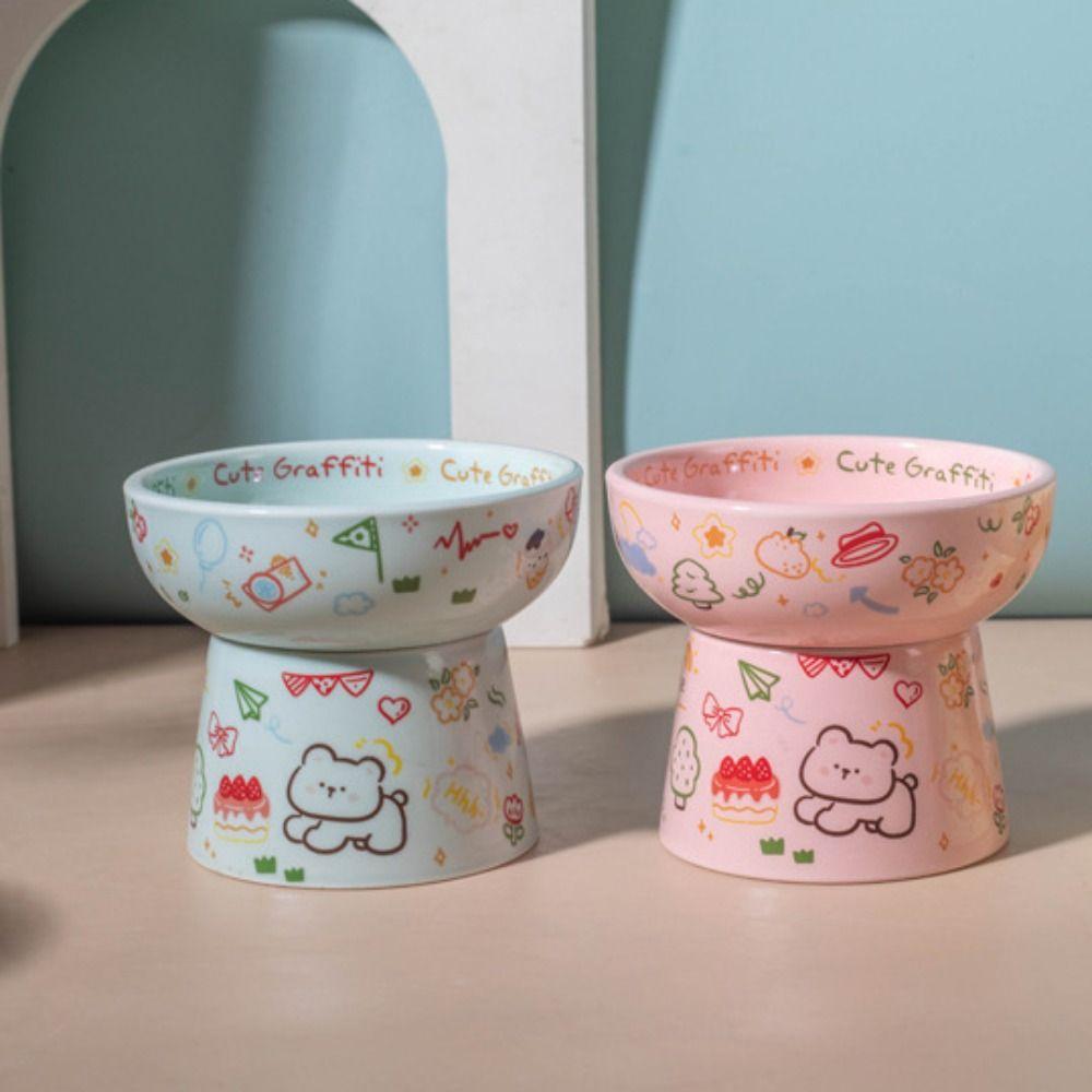 Ceramic Cat Bowl Creative Pet Drinking Feeder Food Dispenser Pet High Foot Bowl Neck Protection Style 6
Ceramic Cat Bowl Creative Pet Drinking Feeder Food Dispenser Pet High Foot Bowl Neck Protection Style 6