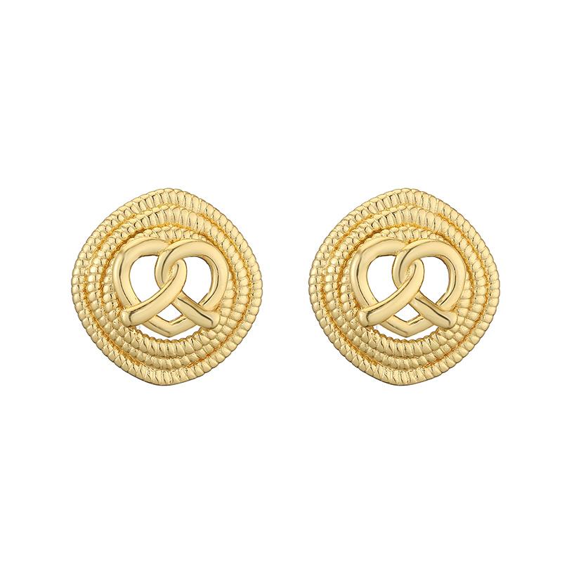 HECHENG, Simple Retro Copper Hollow Luxury Alkali Knot Shape European And American Style Ladies Party Banquet Earrings 1 Pair Other золотой
HECHENG, Simple Retro Copper Hollow Luxury Alkali Knot Shape European And American Style Ladies Party Banquet Earrings 1 Pair Other золотой