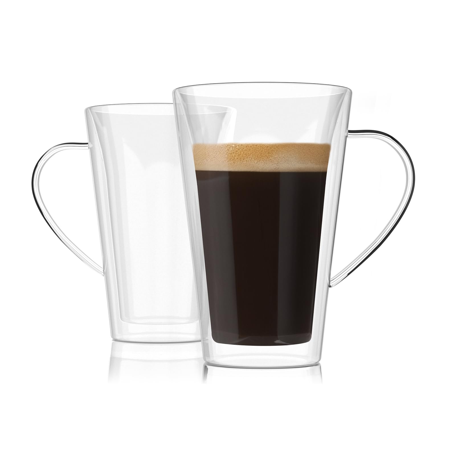 GIFT GARDEN Tumbler Glass For Both Cold and Hot Double Wall Microwave Set of 2 Cup, 400ml, Insulation, Transparent, Glass, Anti-Condensation, Safe,
GIFT GARDEN Tumbler Glass For Both Cold and Hot Double Wall Microwave Set of 2 Cup, 400ml, Insulation, Transparent, Glass, Anti-Condensation, Safe,