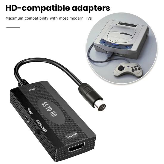 HD-совместимый конвертер для консолей N64/SNES Улучшите игровой процесс благодаря собственным сигналам RGB Видеоадаптер 1080P
HD-совместимый конвертер для консолей N64/SNES Улучшите игровой процесс благодаря собственным сигналам RGB Видеоадаптер 1080P