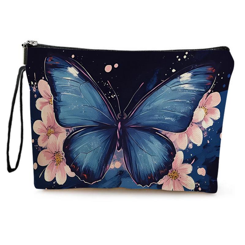 Simple Butterfly Print Makeup Bag Travel Women s Lipstick Cosmetic Pouch Bag Ladies Organizer Zipper Toiletry Storage Bag синий
Simple Butterfly Print Makeup Bag Travel Women s Lipstick Cosmetic Pouch Bag Ladies Organizer Zipper Toiletry Storage Bag синий