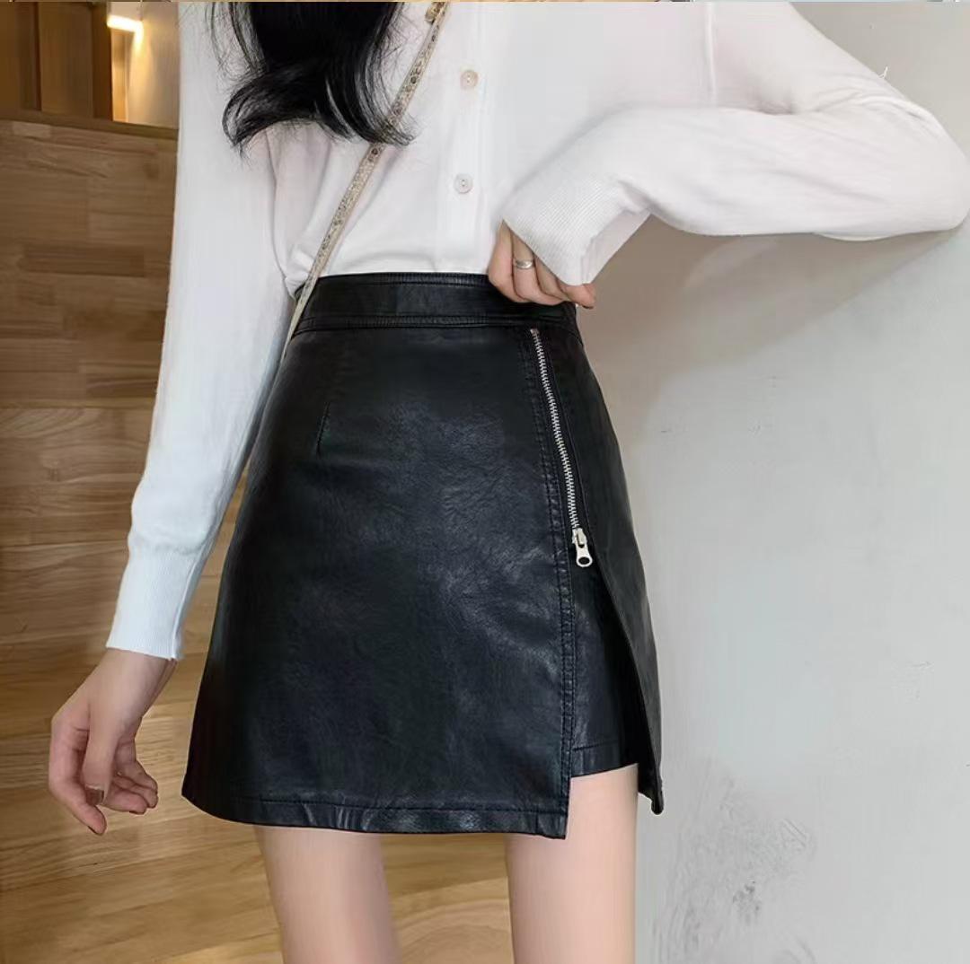 Korean Style High-Waist Irregular Zipper PU Leather A-line Midi Skirt for Women, 2025 Collection 2XL чёрный
Korean Style High-Waist Irregular Zipper PU Leather A-line Midi Skirt for Women, 2025 Collection 2XL чёрный