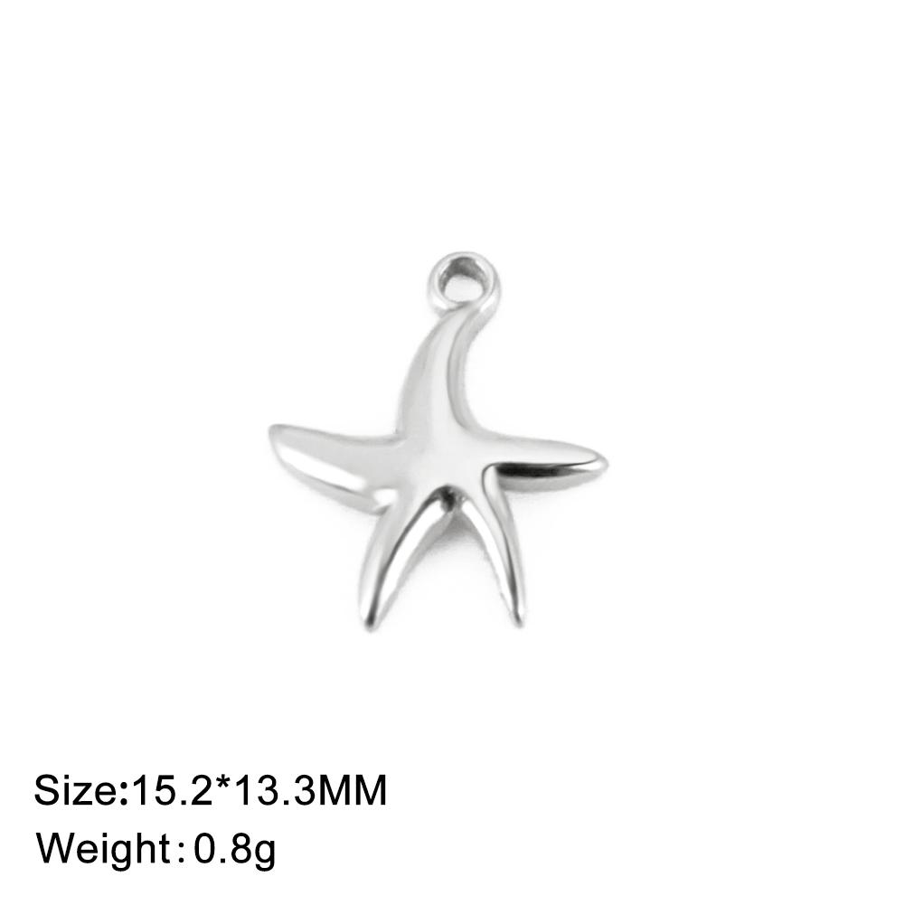Teamer Stainless Steel Charms for Jewelry Making Gold Color Heart Sun Starfish Pendant for Bracelet Necklace DIY Wholesale
Teamer Stainless Steel Charms for Jewelry Making Gold Color Heart Sun Starfish Pendant for Bracelet Necklace DIY Wholesale