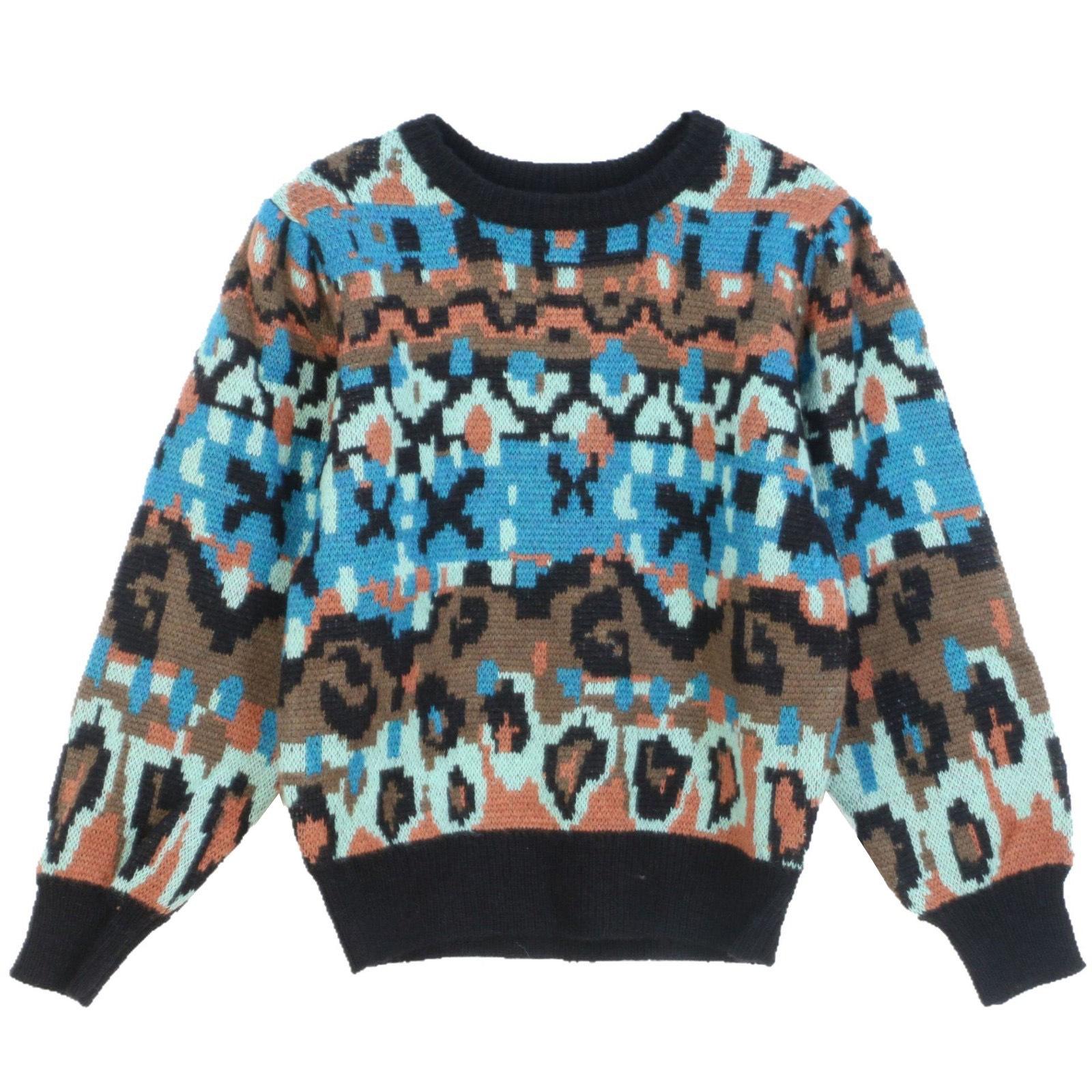 Retro Colorblock Letter Jacquard Knit Slim Fit Crew Neck Pullover Sweater for Women M
Retro Colorblock Letter Jacquard Knit Slim Fit Crew Neck Pullover Sweater for Women M