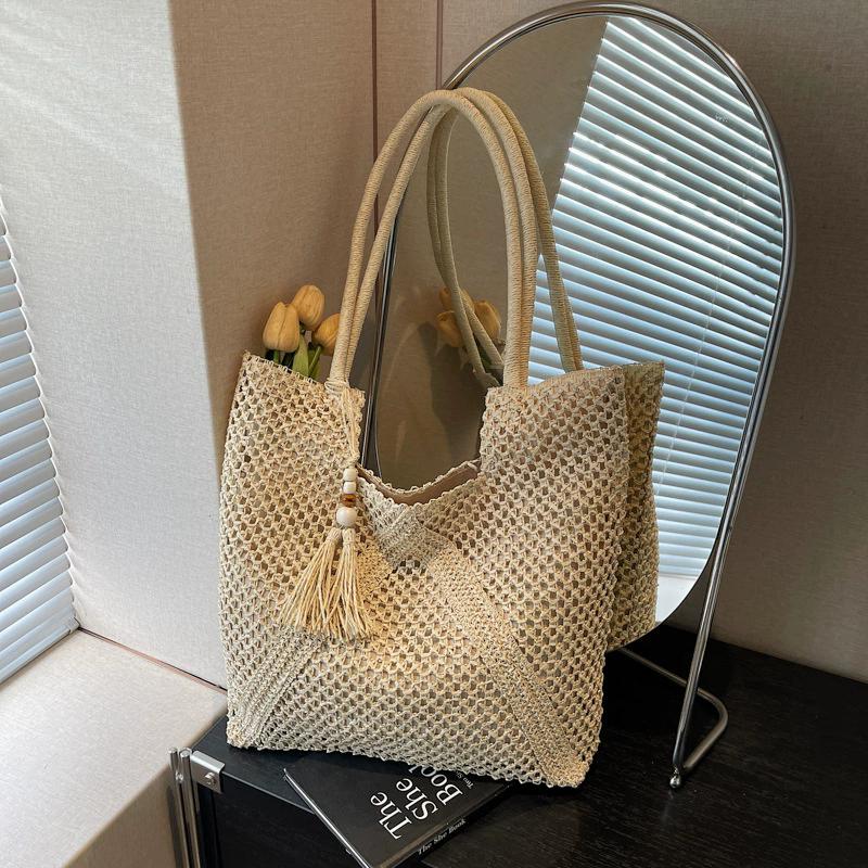 Yogodlns Lazy Tote Bag New Casual Beach Sand Shoulder Bag Large Capacity Vacation Woven Hollow out Straw Grass Leisure Handbags 40x8x36cm бежевый
Yogodlns Lazy Tote Bag New Casual Beach Sand Shoulder Bag Large Capacity Vacation Woven Hollow out Straw Grass Leisure Handbags 40x8x36cm бежевый
