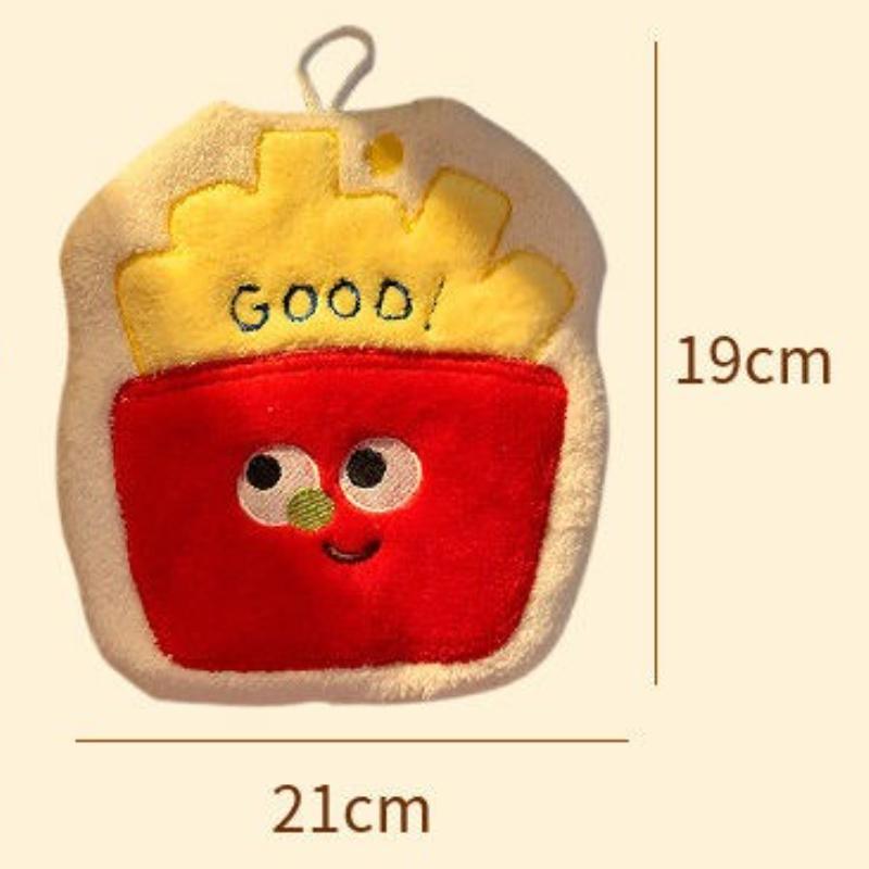 Cute French Fries Hand Towel Hanging Handkerchief Rag Bathroom Kitchen Towel Cartoon Burger Bear Thick
Cute French Fries Hand Towel Hanging Handkerchief Rag Bathroom Kitchen Towel Cartoon Burger Bear Thick