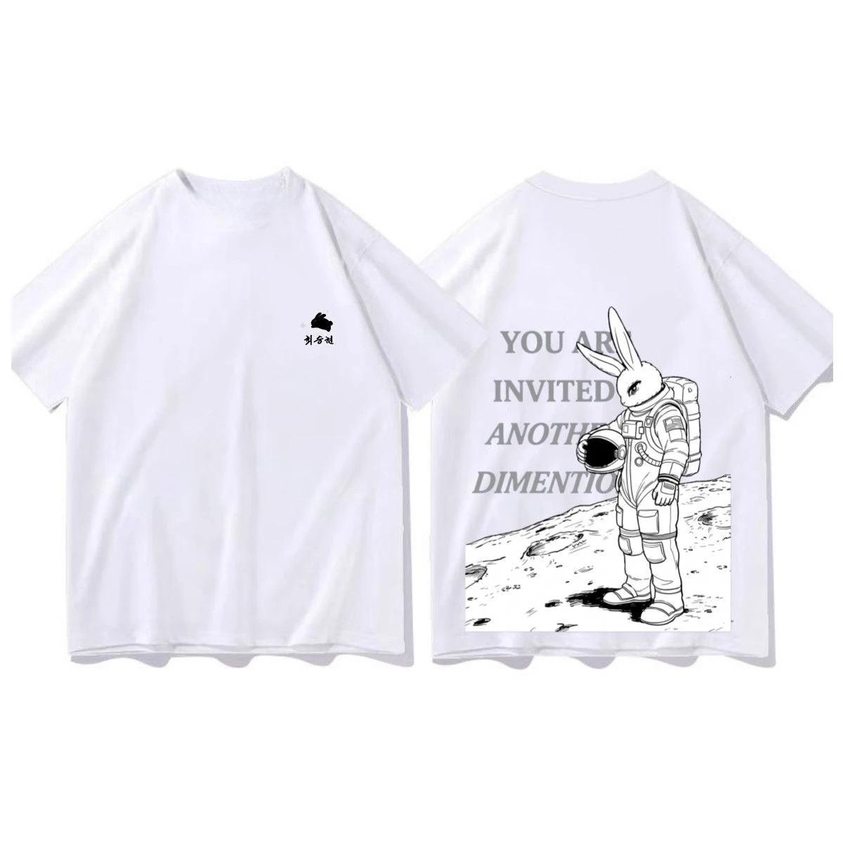 Summer Casual Shirt CSH GLOBAL Cotton T-shirt Space Rabbit Printed Short Sleeved Shirt Y2k Man Women Harajuku O-neck XXXL
Summer Casual Shirt CSH GLOBAL Cotton T-shirt Space Rabbit Printed Short Sleeved Shirt Y2k Man Women Harajuku O-neck XXXL