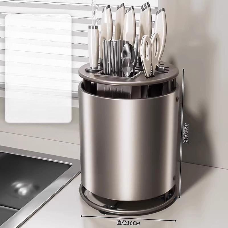 Vintage Kitchen Knife Rack Countertop Rotatable Multifunctional Knife Chopstick Cage Integrated Storage Rack
Vintage Kitchen Knife Rack Countertop Rotatable Multifunctional Knife Chopstick Cage Integrated Storage Rack