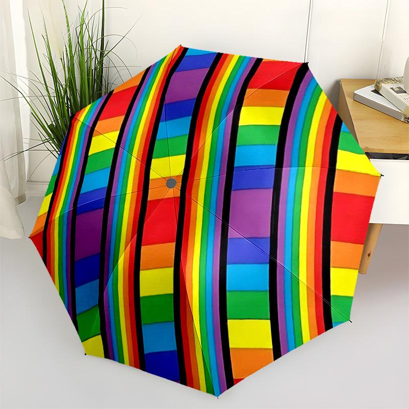 1pc Rainbow Stripes Automatic Cute Umbrella 8-Bone Design Compact Gear for Outdoor Travel, Perfect Holiday Gift yy251230029
1pc Rainbow Stripes Automatic Cute Umbrella 8-Bone Design Compact Gear for Outdoor Travel, Perfect Holiday Gift yy251230029