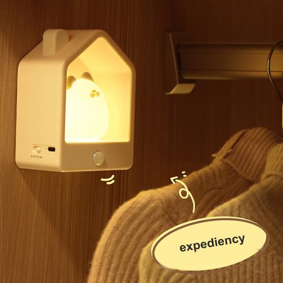 Yousheng Creative Silicone Rabbit Doll Night Light Motion Sensor Activated Leisure Lamp for Forestry Wardrobe Light Cat белый
Yousheng Creative Silicone Rabbit Doll Night Light Motion Sensor Activated Leisure Lamp for Forestry Wardrobe Light Cat белый